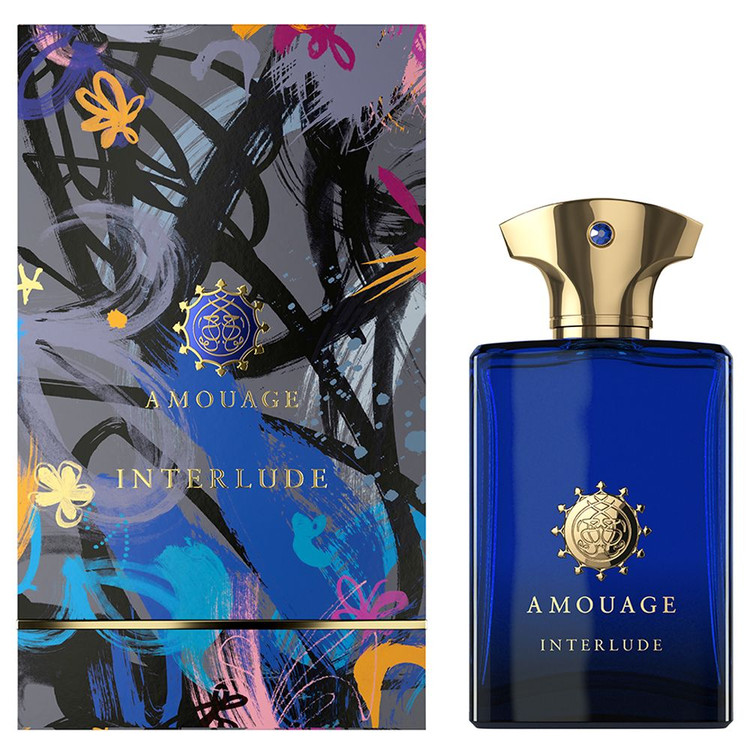عطر ادکلن مردانه آمواج/ آمواژ اینترلود، نسخه مَسترکوالیتی سفارش اروپا هاردباکس درب مگنتی بشرط استعلام بارکد/ amouage interlude