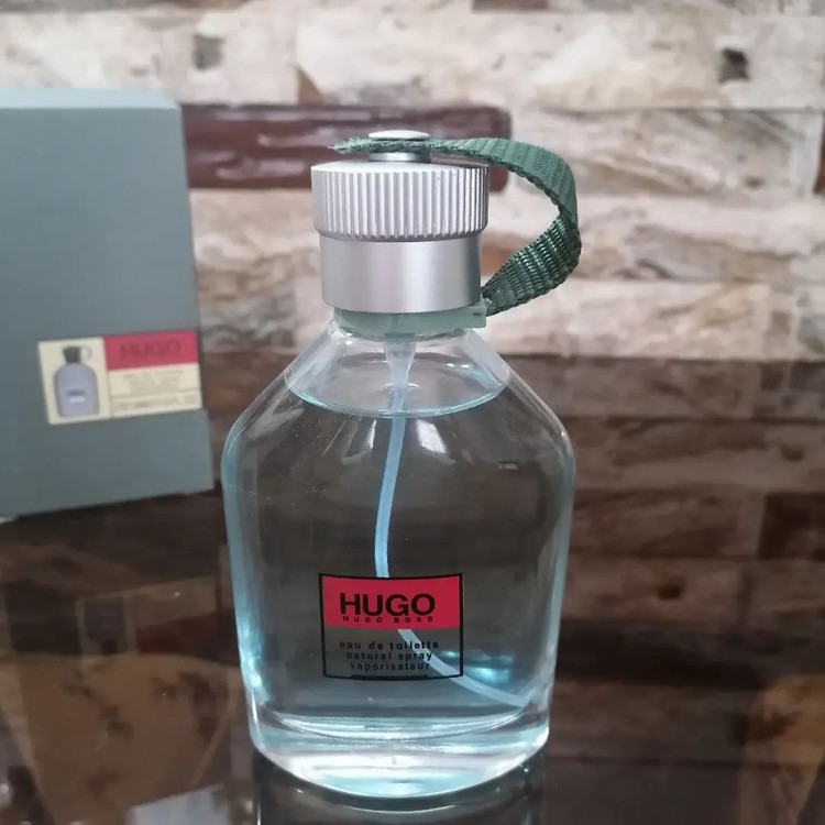 HUGO BOSS MAN, GREEN /عطر ادکن هوگوباس قمقمه ای سبز، مردانه 150 میل مَسترکوالیتی سفارش اروپا بشرط استعلام بارکد
