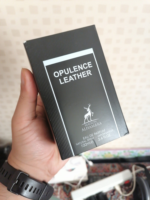 عطر ادکلن مردانه اپولنس لدر/ opulence leather رایحه ی اماراتی امبر لدر/ اومبره لدر 100 میل، درجه یک صادراتی به اروپا