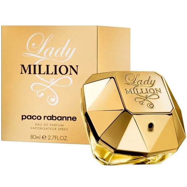 عطر ادکلن زنانه لیدی میلیون 80 میل، مَستر کوالیتی سفارش اروپا بشرط استعلام بارکد، Lady million