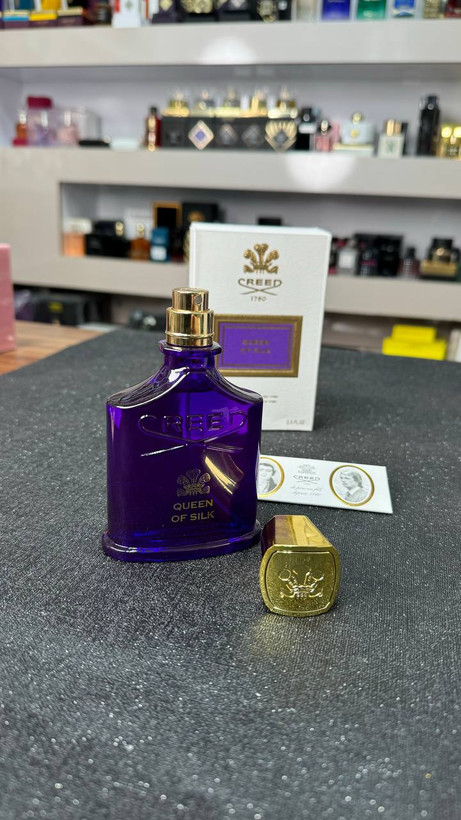 عطر ادکلن کرید زنانه کویین آف سیلک 75 میل، مَسترکوالیتی سفارش اروپا بشرط استعلام بارکد، creed queen of silk