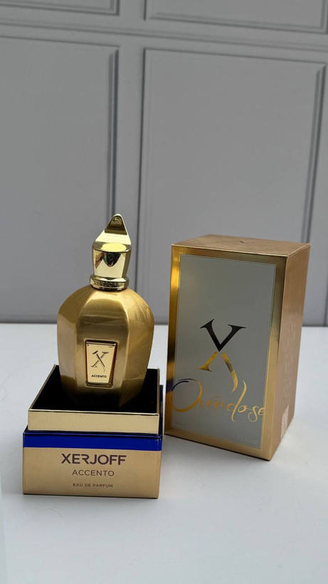 عطر ادکلن مردانه زنانه زرجف اکسنتو اوور دوز 100 میل، مستر کوالیتی سفارش اروپا بشرط استعلام بارکد، xerjoff accento overdose
