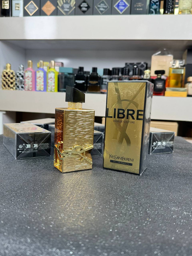 عطر ادکلن زنانه لیبره وانیل کوتور / کوتر 90 میل، مَسترکوالیتی سفارش اروپا بشرط استعلام بارکد، Libre couture vanilleر