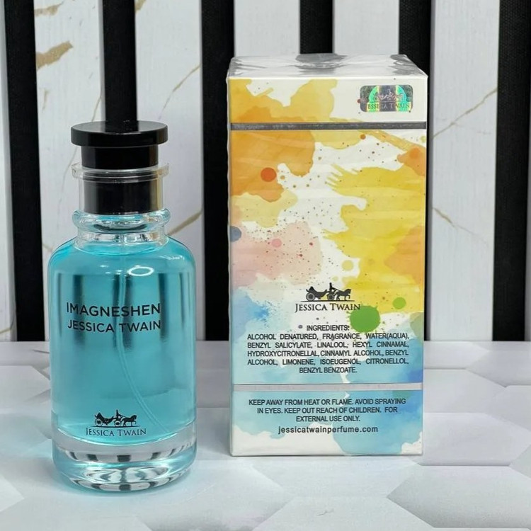 عطر ادکلن یونیسکس ایمجینیشن اماراتی جسیکا تویین 100 میل، نسخه صادراتی به اروپا، IMAGINATION JESSICA TWAIN