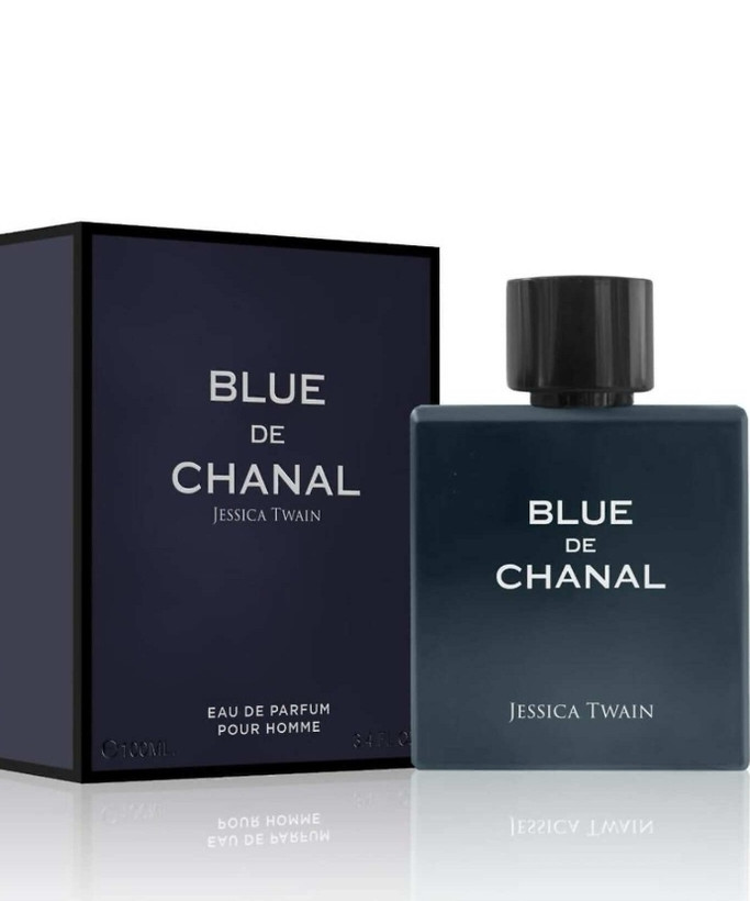 عطر ادکلن مردانه اماراتی جسیکا تویین مدل بلو شنل 100 میل، نسخه اورجینال صادراتی به اروپا