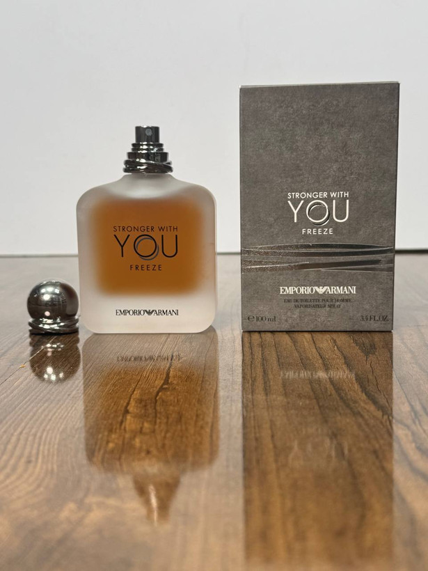 عطر ادکلن مردانه استرانگر ویت یو فریز 100 میل، مَسترکوالیتی سفارش اروپا بشرط استعلام بارکد، stronger with you FREEZE