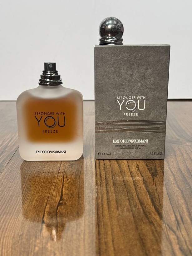 عطر ادکلن مردانه استرانگر ویت یو فریز 100 میل، مَسترکوالیتی سفارش اروپا بشرط استعلام بارکد، stronger with you FREEZE