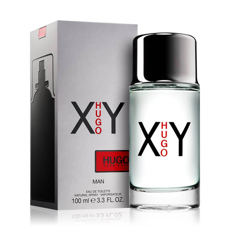 عطر ادکلن هوگو ایکس وای XY اورجینال آنباکس 100 میل، با بچ کد، شیشه و محتویات اورجینال